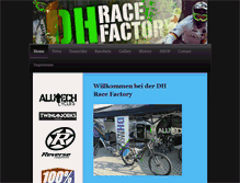 Tablet Screenshot of dh-racefactory.com